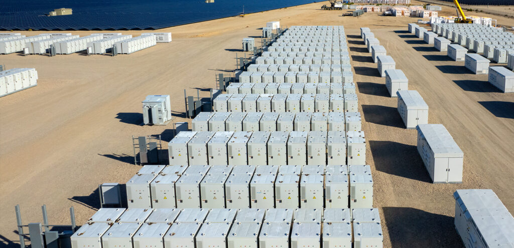 Battery Storage (BESS) Facility in the desert